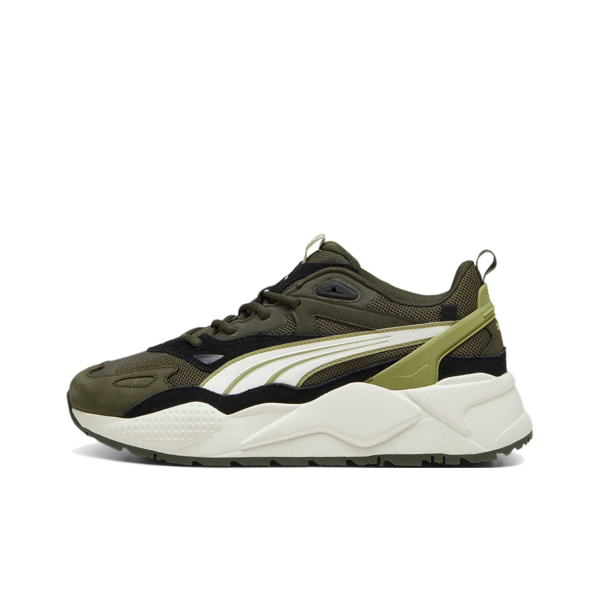 Puma Shoes Rs-X - PUMA RS X 耐摩耗性ローカットカジュアルシューズ メンズ ダークオリーブグリーン