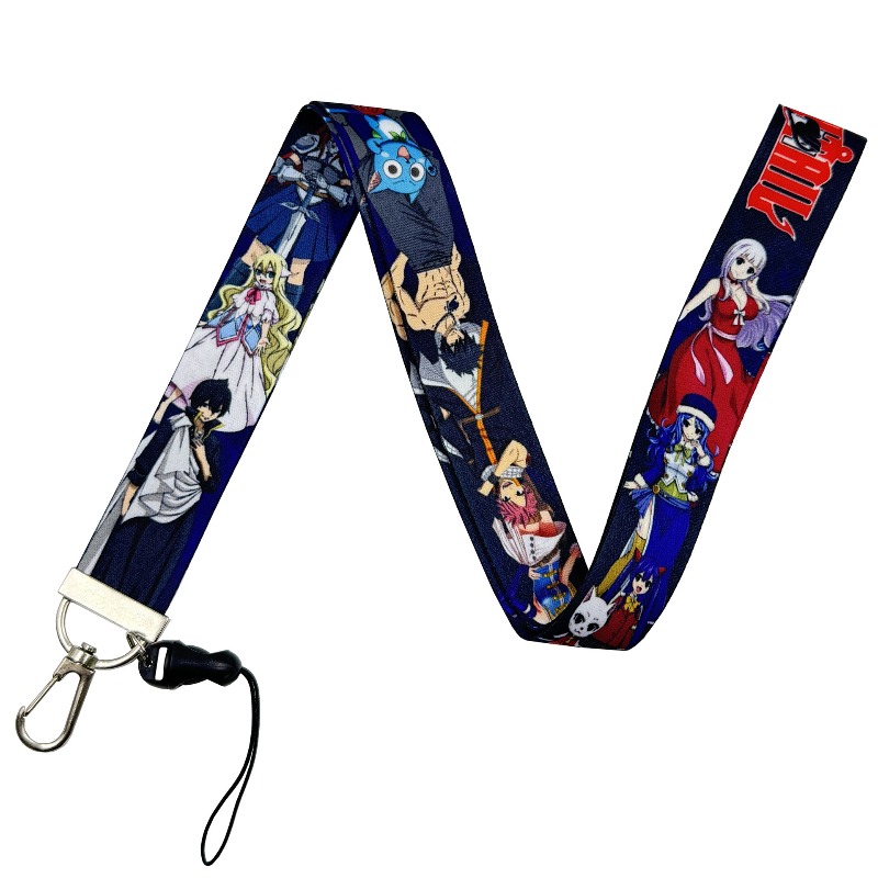 5個入り フェアリーテイル アニメ周辺グッズ キーホルダー付 - Lanyard Badge Holder のレビューと価格