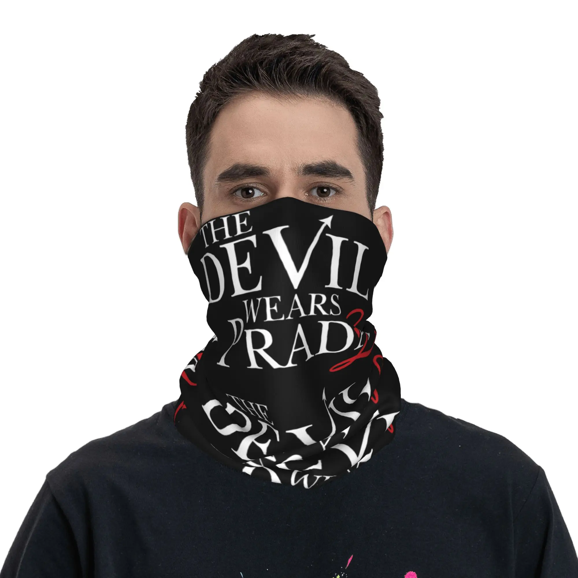 新しいコメディ映画「悪魔はプラダを着ている」冬用ヘッドバンド - Neck Warmer Tube のレビューと価格