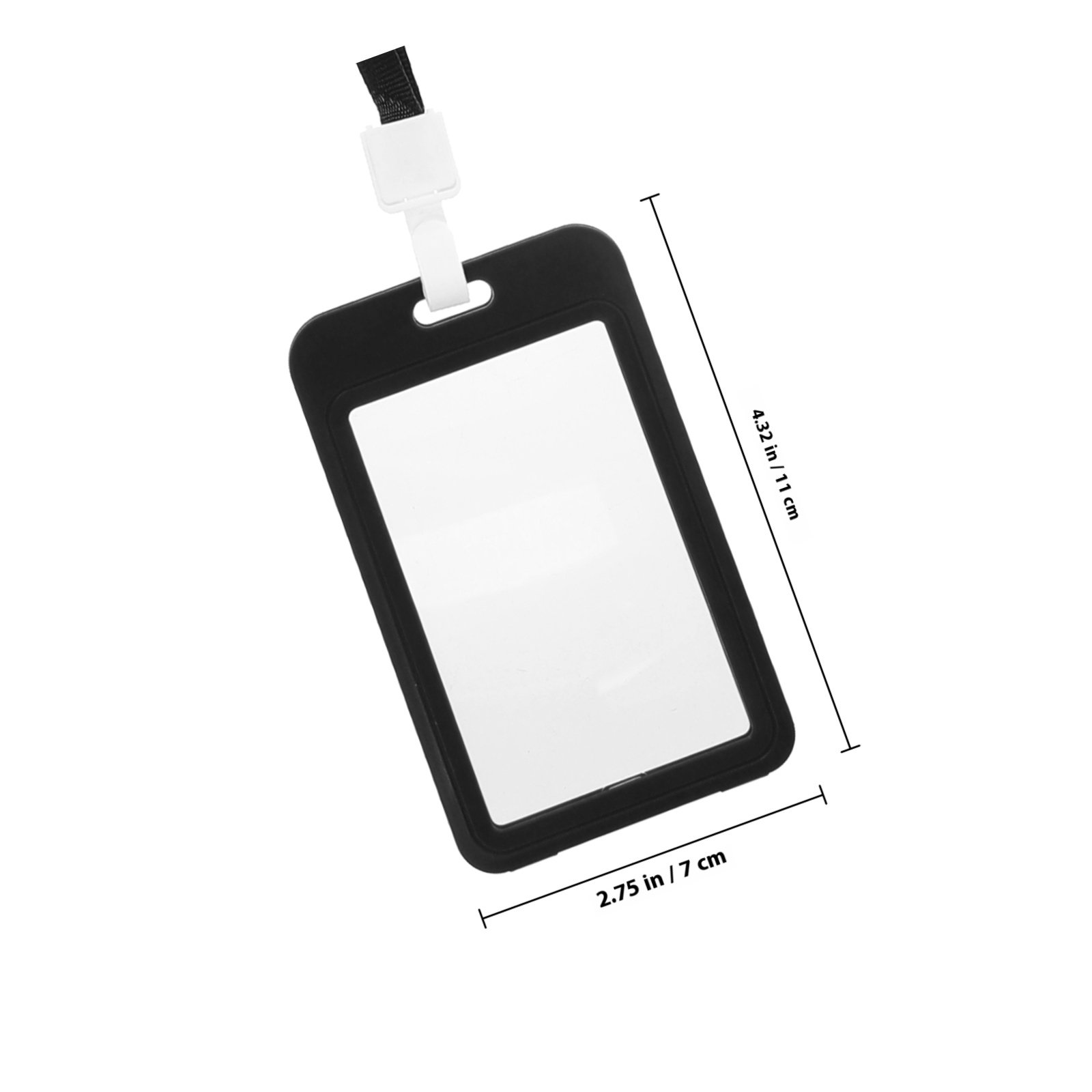 10個入りワークバッジカードホルダー、丈夫で再利用可能なネッ - Lanyard Badge Holder のレビューと価格